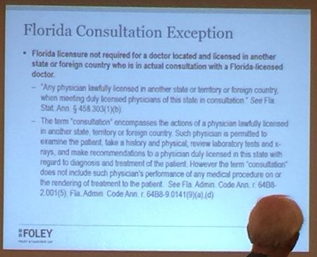 SPulim's tweet photo. Always great to hear from @Lacktman  about #telehealth regulations! @FLtelehealth #pinksocks https://t.co/zt9tzh7tPs