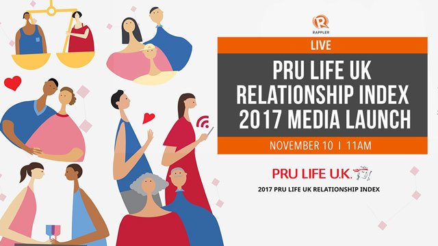 PruLifeUK's tweet photo. Bookmark this link and stay tuned for our live stream tomorrow as we continue #ReinspiringREALationship with the 2017 Pru Life UK Relationship Index. https://t.co/hY2YvDAfQo https://t.co/rrkIt1112g