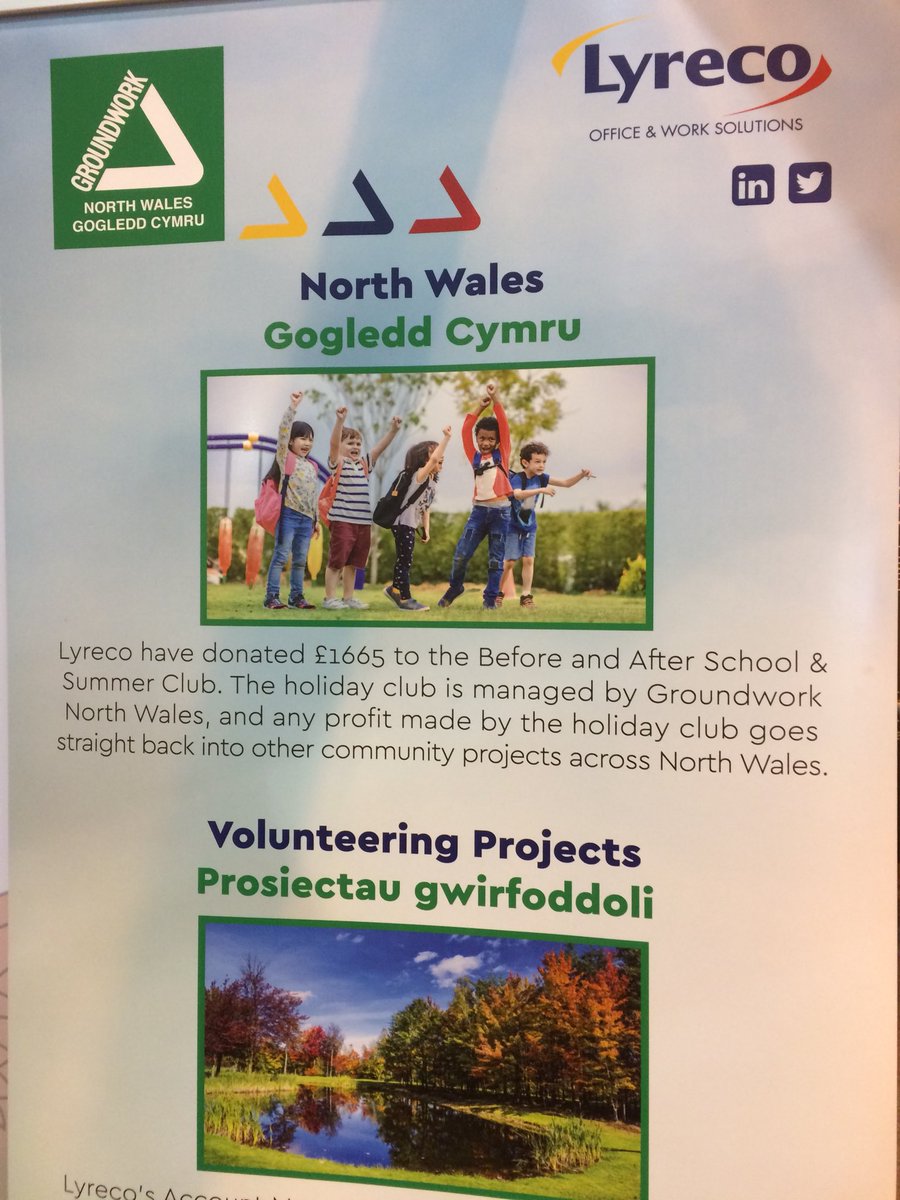 GwkNorthWales's tweet photo. Great to see @LyrecoUK_IE promoting partnership with @GwkNorthWales #conmunities looking forward to hearing Alex speaking at next #ProcurexWales 2017 seminar https://t.co/MHlkSkzlNt