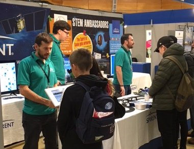 Spirent's tweet photo. The @Spirent Paignton team at #techbay17 today inspiring next generation of #STEM stars https://t.co/aMZsdrDhem