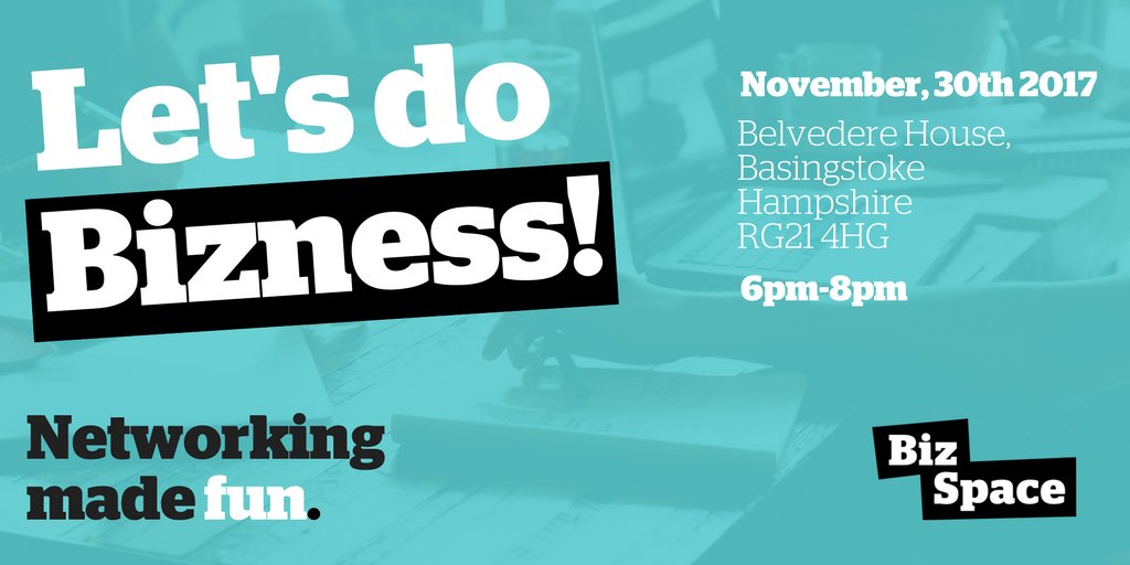 Our #LetsDoBizness networking event is coming to Basingstoke. Register now for tickets: bit.ly/2AqyVwx #networking #B2B