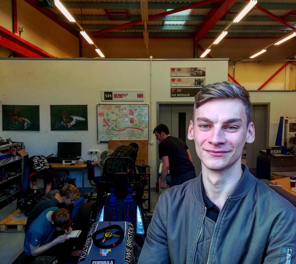 UWE_FS's tweet photo. Meet The Team! Kieran Dennington is our very own Suspension Team Lead, he's a 3rd year Aerospace Engineer with a passion for the RAF and racecars! Keep posted to see updates of the great work Kieran is doing on UWEFS18 right here! #ShoeyForUWE #WhenInDoubtFlatOut #BuiltNotBought https://t.co/xN71k5C52r