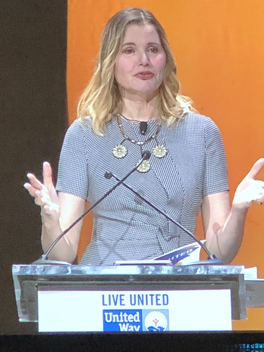 Award winning actress @GDIGM <a href="/unitedwayofga/">UWGA</a> on girls accomplishing greatness “if she can see it, she can be it.” #WLB2017