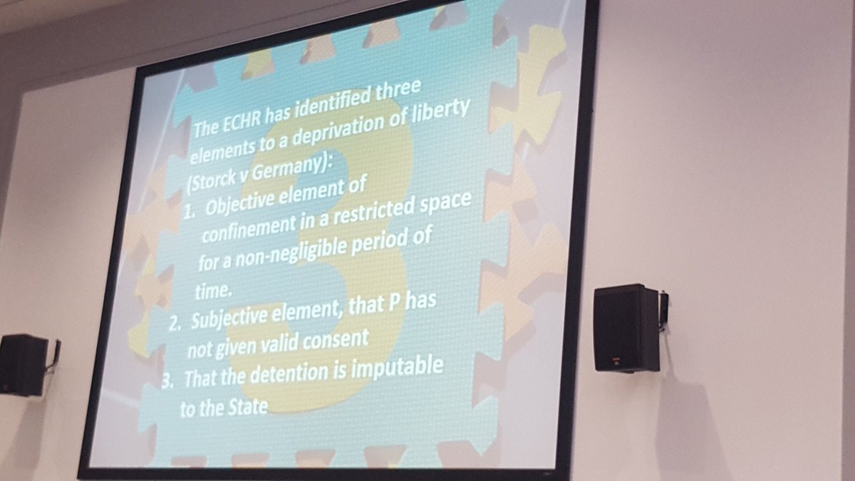 RayJHolt's tweet photo. ECHR identifies 3 elements to deprivation of liberty. #TrackingPeople https://t.co/wzyKNjznDv
