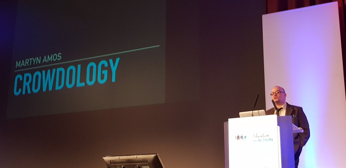 paullongnet's tweet image. .@martyn_amos speaking about crowdology at @imperialcollege London as part of #alevelcs @inspireaclass