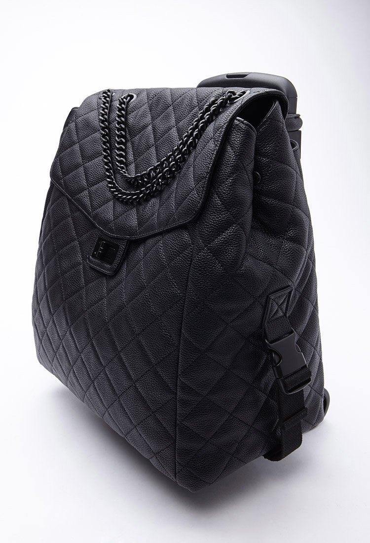 WorldinGirl's tweet photo. @Forever21 please help me find this bag. I'm in SoFla. #HELP! #Forever21 #quilted #rollingbag https://t.co/PIwXooOOZ8