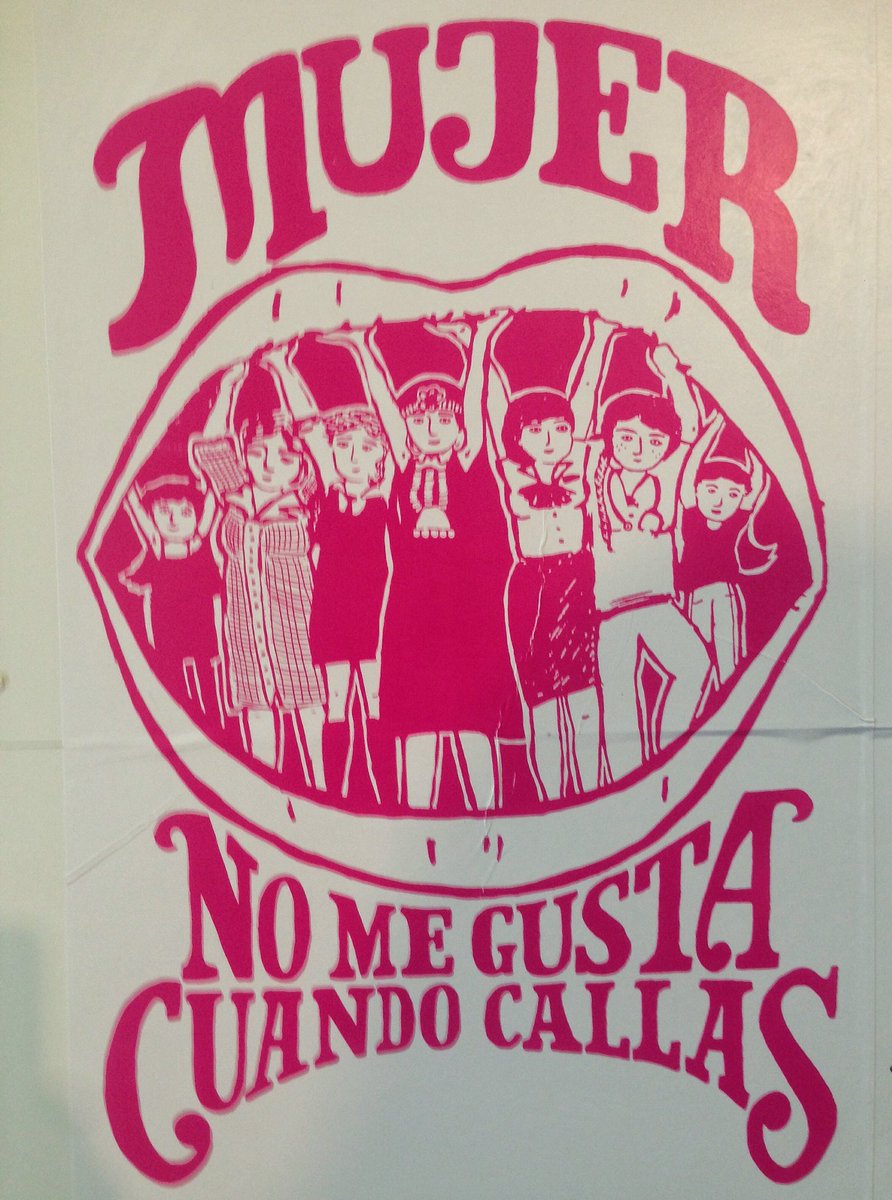 ComandoTeatrer's tweet photo. Women in work #exposició #UJI Mujer, no me gusta cuando callas #dona #mujer https://t.co/rPvTikL7sh