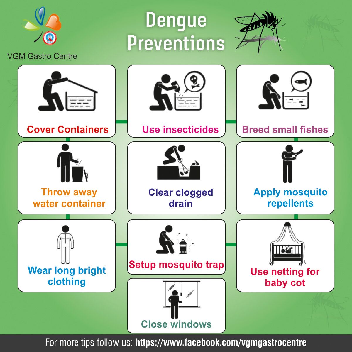 vgmgastrocentre on Twitter: "Dengue Prevention : Neither a medication