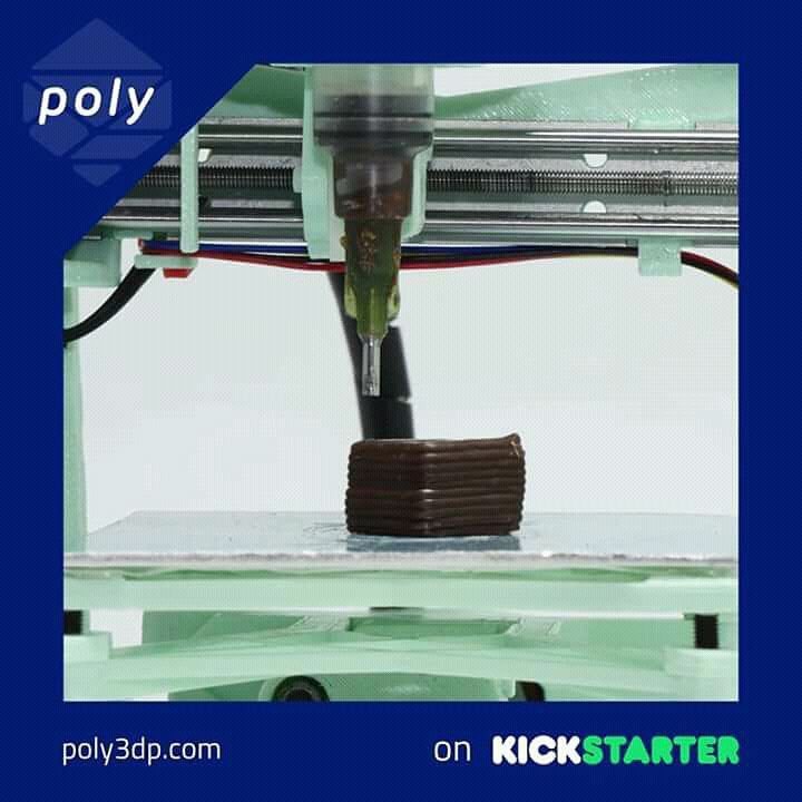 NapoliSW's tweet photo. Wow! @poly3dprinter can print chocolate!
Subscribe here to stay updated: https://t.co/YhMsMicjIN
#3drap #3dprint #3dprinted #3dprinter #startup #3dprinting #kickstarter #poly3dprinter #laserengraving #3dprinterchocolate #3dprintersforschool #crowdfunding #poly3d #poly3dp https://t.co/6Ap7kOFCTK