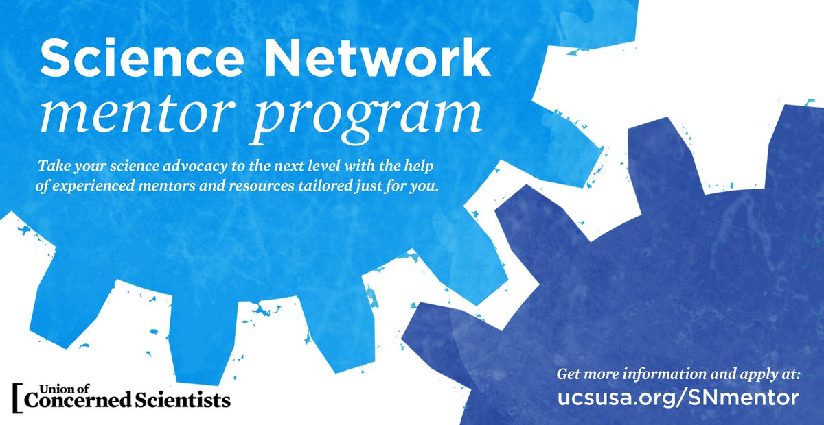 Science_Soapbox's tweet photo. 👋 #ScienceAdvocacy friends! @SciNetUCS has an awesome mentor program for both early career &amp; established scientists. Check it out 👉 https://t.co/IQT5QhciAM https://t.co/d5BCyTvkkm