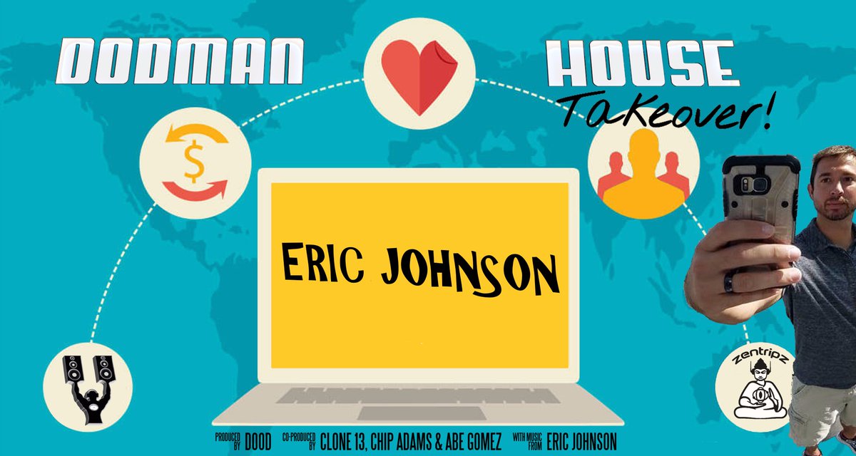 ZentripZ's tweet photo. Join us for another #Dodman House takeover with Eric Johnson at midnight tonight, Eastern time, on 88.5 #FM in central #Florida, the @tunein & @wmnf #radio apps.
https://t.co/NCBLJiwhF4 #wmnf #zentripz #tampa #tampabay https://t.co/Va4YBApLfz