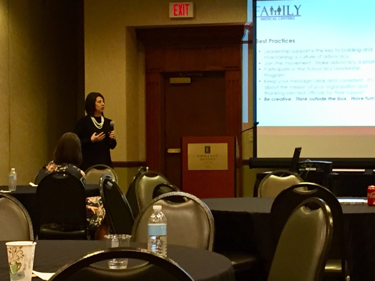 CumberlandFMC's tweet photo. Family Medical Centers was excited to present on Advocacy Best Practices at the 2017 @KentuckyPCA Fall Conference!
#2017KPCAFallConf #ValueCHCs https://t.co/GMh8I3myPR