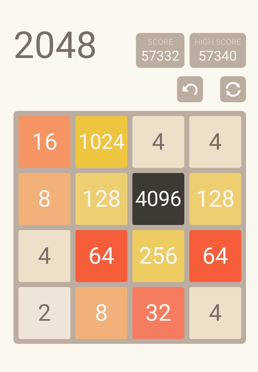 nniieecc's tweet photo. dingen die ik zoal heb bereikt in dit leven, een 4096 tegel in 2048game behalen #2048 #2048app #waarisWaylon https://t.co/qbStIRsfBK