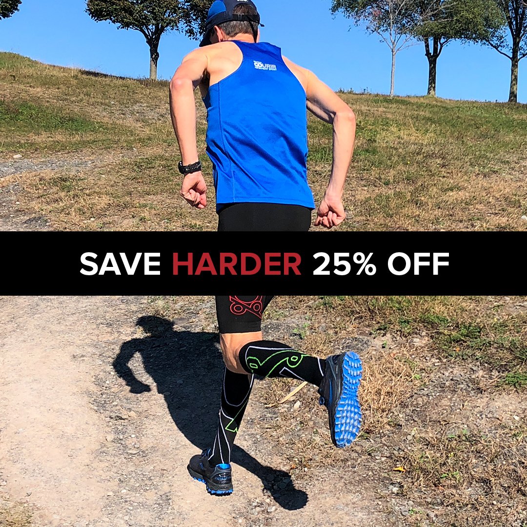 Time to save!
Pre Black Friday - Today only
25% OFF on Flat Out Compression Socks
(Pink &amp; Hi-Viz). In US only.
bit.ly/2hmQkCo