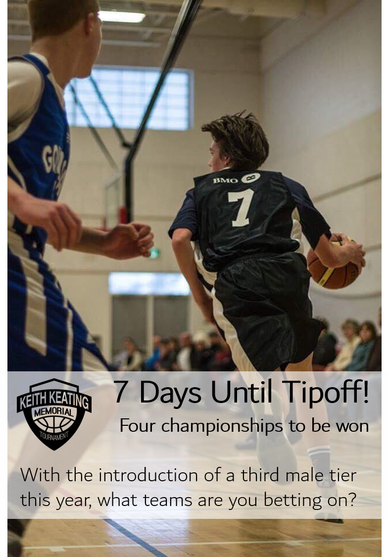 KKMT2019's tweet photo. Four titles will be up for grabs next weekend! What teams are going to make a splash this year? https://t.co/RYEJfPGVsw