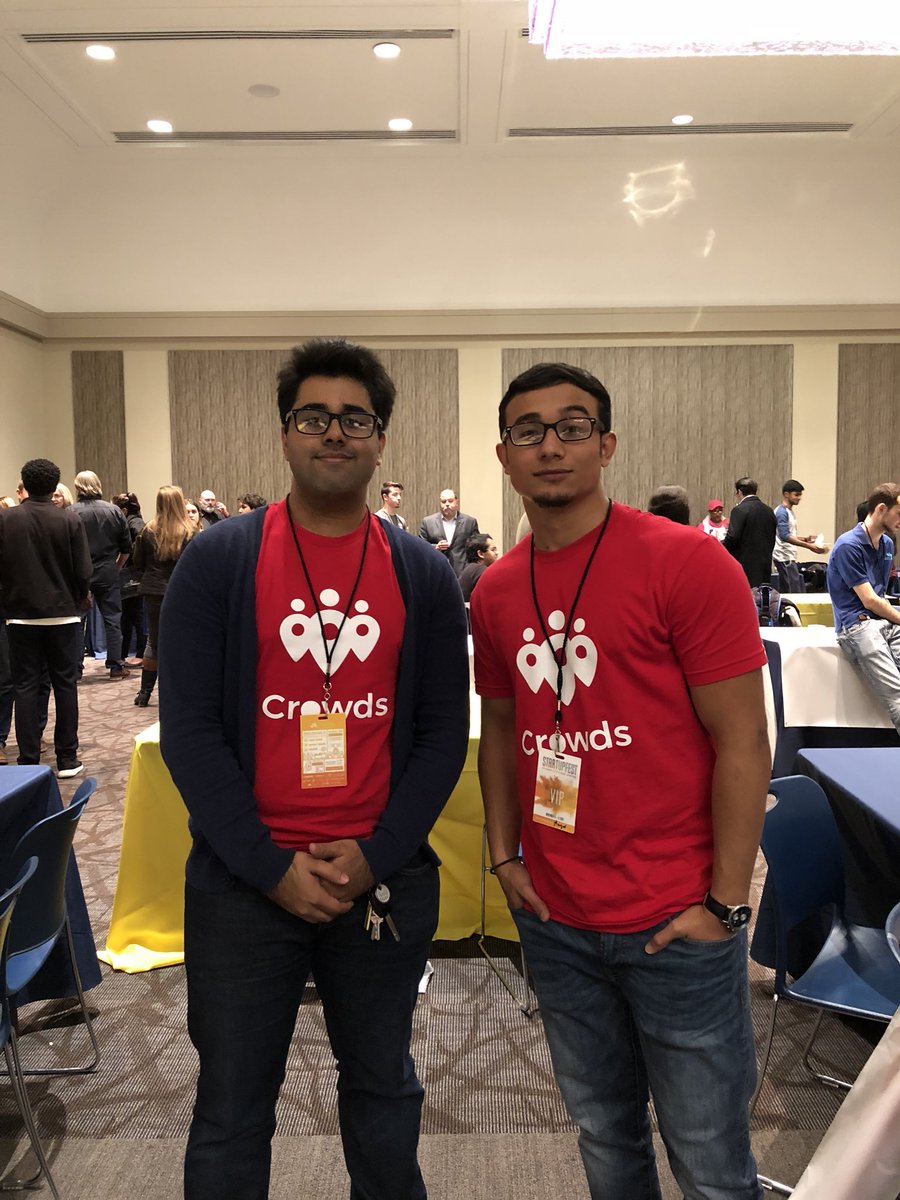 Crowds's tweet photo. Crowds had a great day at #drexelstartupfest17 We’re ready for Day 2!!! https://t.co/vRal8zCEVj
