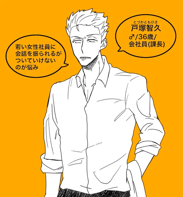 ただおっさん描きたかっただけ 