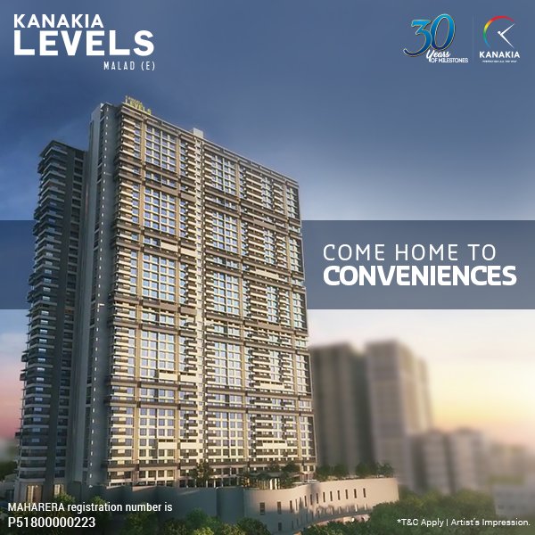 kanakia_spaces's tweet photo. The multi-storey edifice, #KanakiaLevels, is strategically located at Malad East, with easy access to Airports, Highways & hi-end conveniences.
Visit - https://t.co/dy98ME7mSr
#KanakiaGroup #KanakiaSpaces #Levels #Malad #Mumbai https://t.co/JNmlry8oaG