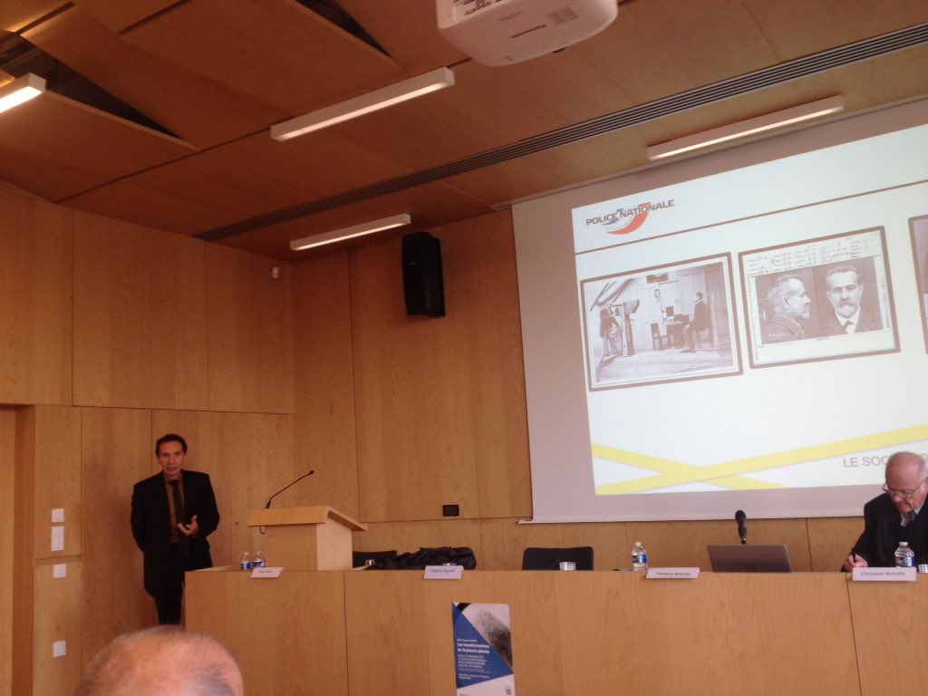 Pr_Pin's tweet photo. @francepenal ...Et maintenant Frederic Dupuch, directeur de l'institut national de la police scientifique... https://t.co/MutfwasWis
