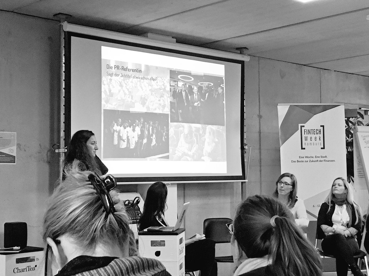 fintechcube's tweet photo. Heute ist #LadiesDay auf der @fintechweekhh und Frauen berichten über ihre #Fintech Story👌thx @FintechLadies @ckieferia @Finanzmenschen #finfuture #fwhh17 #fintechweek https://t.co/NcDOzVBiK1