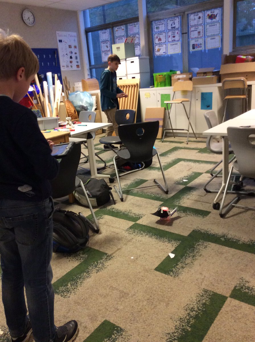 A jousting tournament using #sphero #makerspace technology to wrap up Fall season of Tech, Set, Go! #isbplus