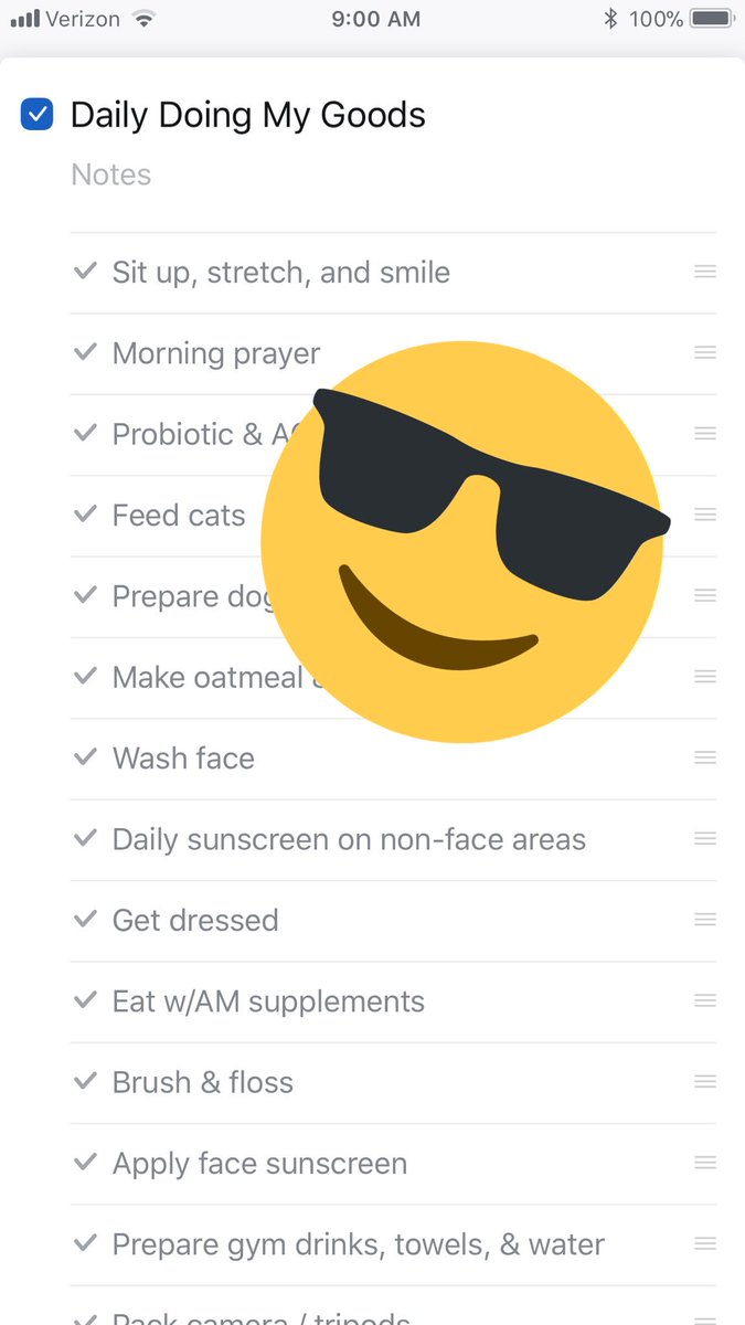 michael_hewell's tweet photo. This Past Hour I did all of my Morning Goods. I prayed that I’m a positive force in all interactions &amp; reactions to others today. #TPHI 👊🏻😊 https://t.co/lhZLDXum8P