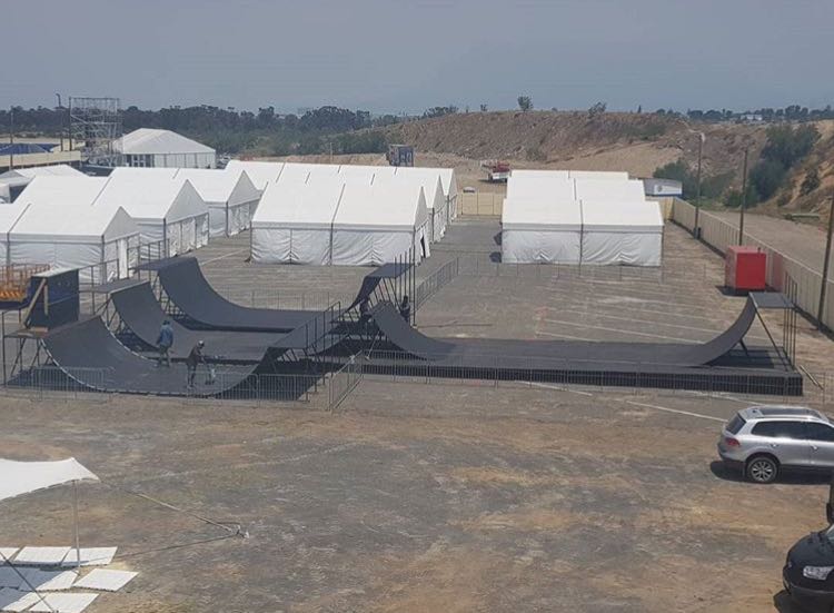 Ultimate_X_'s tweet photo. #RampRodeo 2 set up going well for @FIAWorldRX finals with #MonsterEnergy & #OSPRampWorX 🇿🇦 #OspEvents https://t.co/QK0LUxov4L