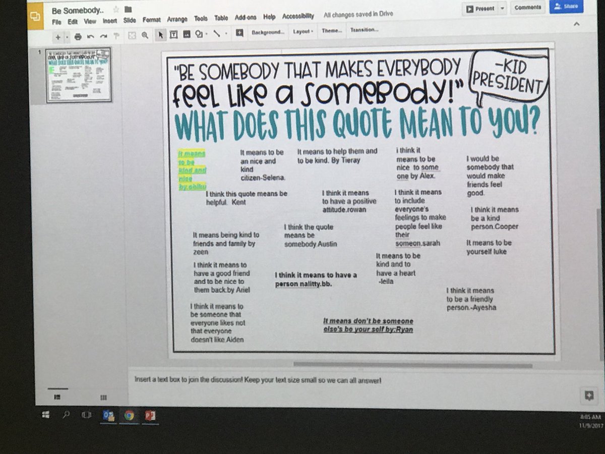 ShepardElem's tweet photo. Third grade talking about being kind. We can dig that! #ShepardID https://t.co/9xM3Ya6NSs
