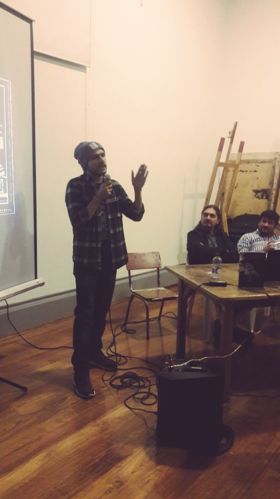SHARPBALLco's tweet photo. Historias emergentes VI. Toda una experiencia a partir de las experiencias de esta titular. Gracias a Camilo, Gabriela, @arteasab y todo el mundo que lo hizo posible. Un honor. https://t.co/KEMGXNKdO4