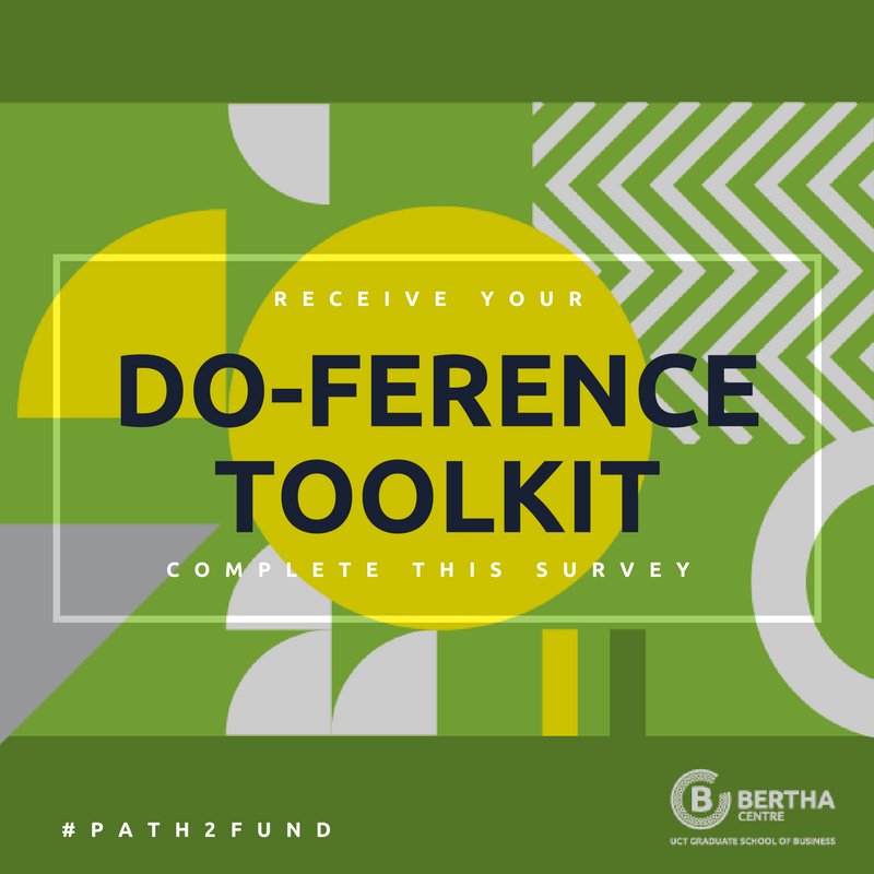 BerthaCentre's tweet photo. Complete this short survey to receive your #Path2Fund Do-ference toolkit.
CPT | https://t.co/Q5cfJzz3bN
DBN | https://t.co/aS6Kwgt3Y3
JHB | https://t.co/Pwtepfcr7V
(Please fill in the survey for the city you attended the Do-ference in.) https://t.co/ivKJVqp3ht