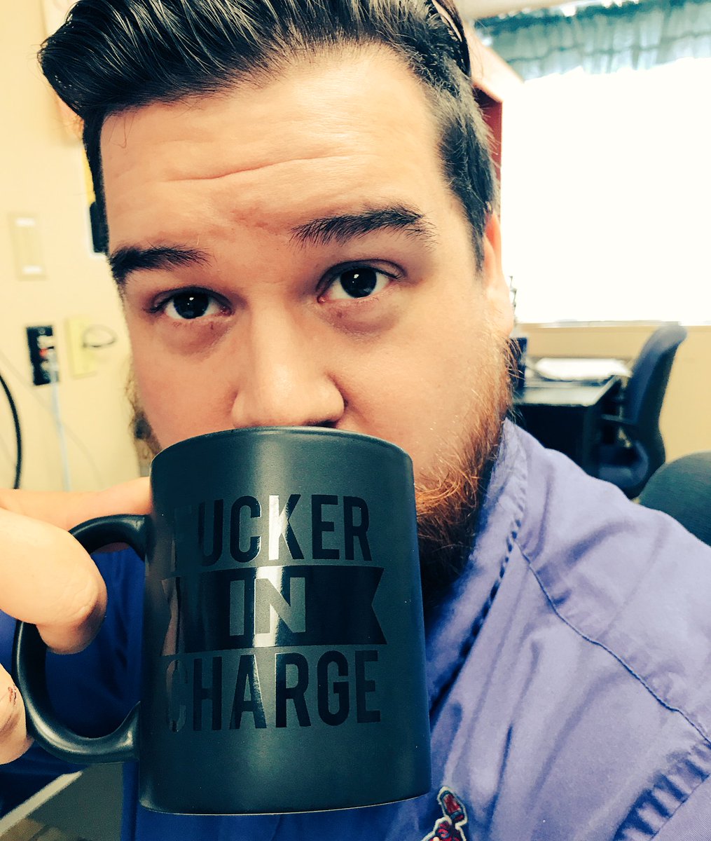 cwgriz10's tweet photo. My coffee tasted so much better in this “Fucker in Charge” mug. Time to kick some ass. #chivebox @TheChivery @theCHIVE https://t.co/F6TVCTY5jN