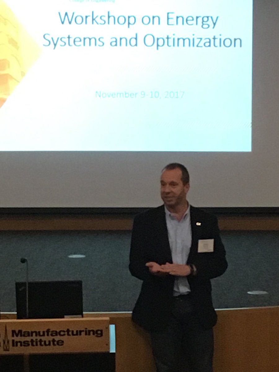 GeorgiaTechISyE's tweet photo. School Chair Edwin Romeijn opens the GT Workshop on Energy Systems and Optimization, attended by students, interdisciplinary faculty, and industry leaders. @isyeopt #GTEnergyWorkshop https://t.co/ZhTIWx7Nk0