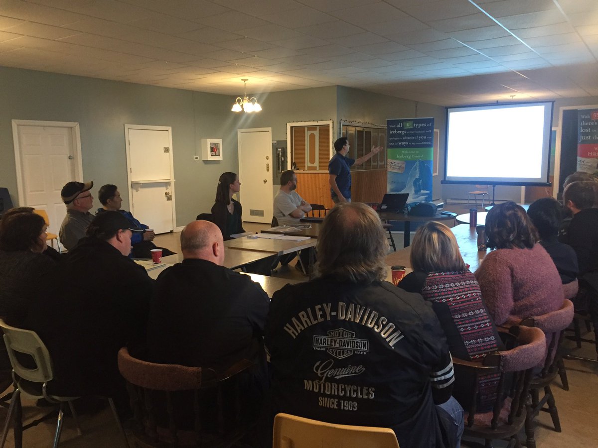 craigfoleyHNL's tweet photo. The 3rd session of @CentralNL DDP sessions have begun @springdalebound talking Accommodations and Municipalities with @HospitalityNL https://t.co/mW4t6WxuHW
