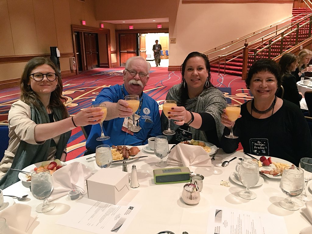 NBPC1's tweet photo. @IpeAea representing at the 7am @aeaweb TIG breakfast! Good people, good food, &amp; the TIGs are the heart of AEA! #Eval17 #IPETIG17 https://t.co/eZCy5qrsYA