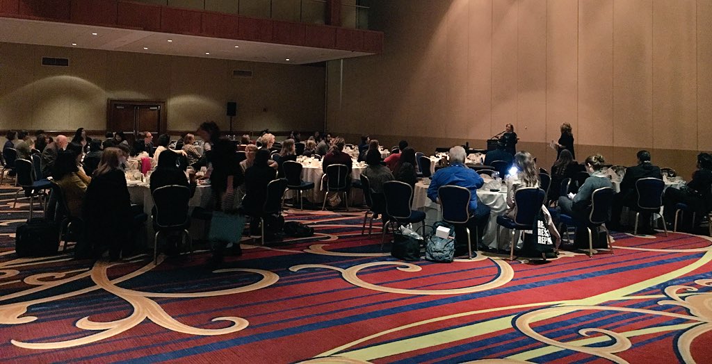 NBPC1's tweet photo. @IpeAea representing at the 7am @aeaweb TIG breakfast! Good people, good food, &amp; the TIGs are the heart of AEA! #Eval17 #IPETIG17 https://t.co/eZCy5qrsYA