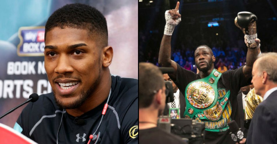 ladbible's tweet photo. Anthony Joshua will definitely fight Deontay Wilder in 2018.
https://t.co/6qf3N67FP3 https://t.co/lcFs1HznLU