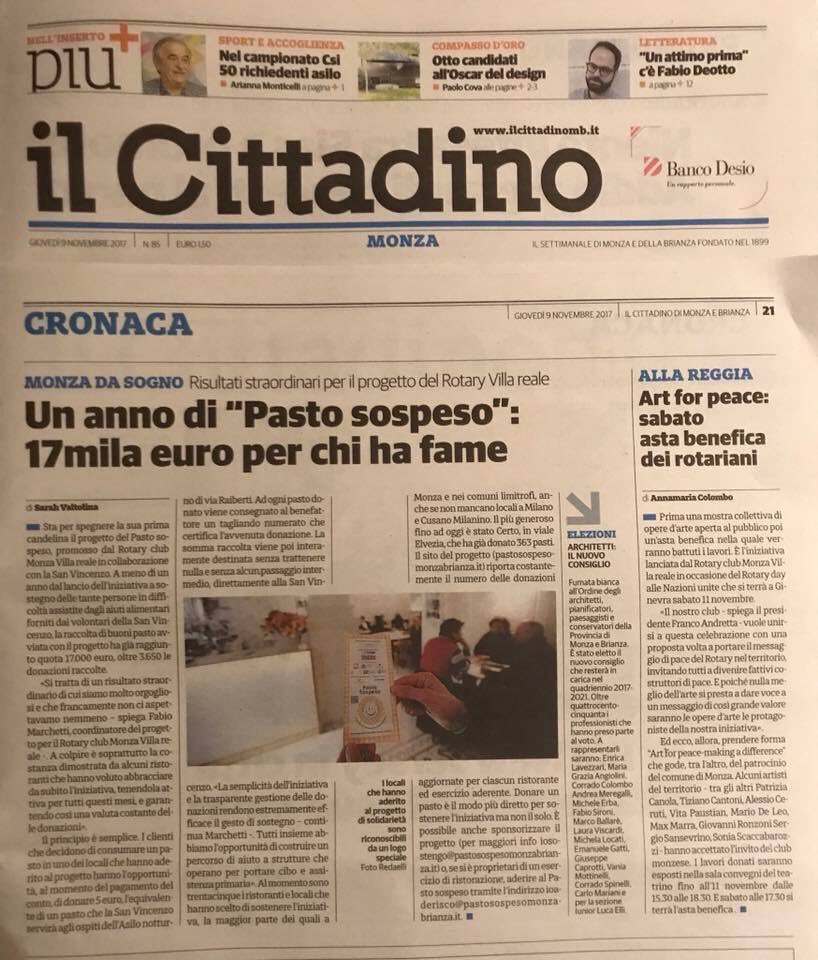 PastoSospesoMB's tweet image. 3.650 grazie e altrettanti pasti solidali offerti in 10 mesi grazie al #pastosospeso a #monza #monzabrianza #sanvicenzo #caritas