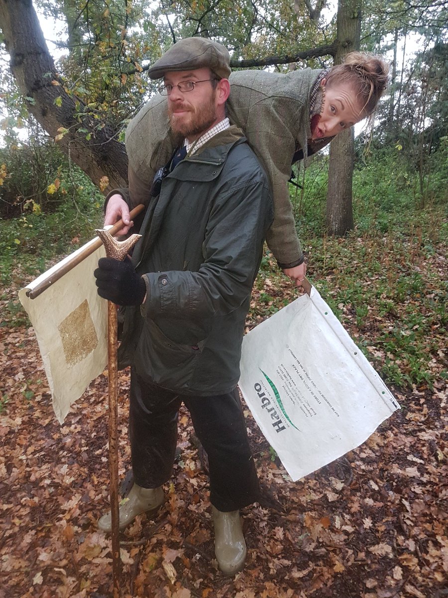 When one of your beaters has legs too short for the brambles, so has to be carried!!