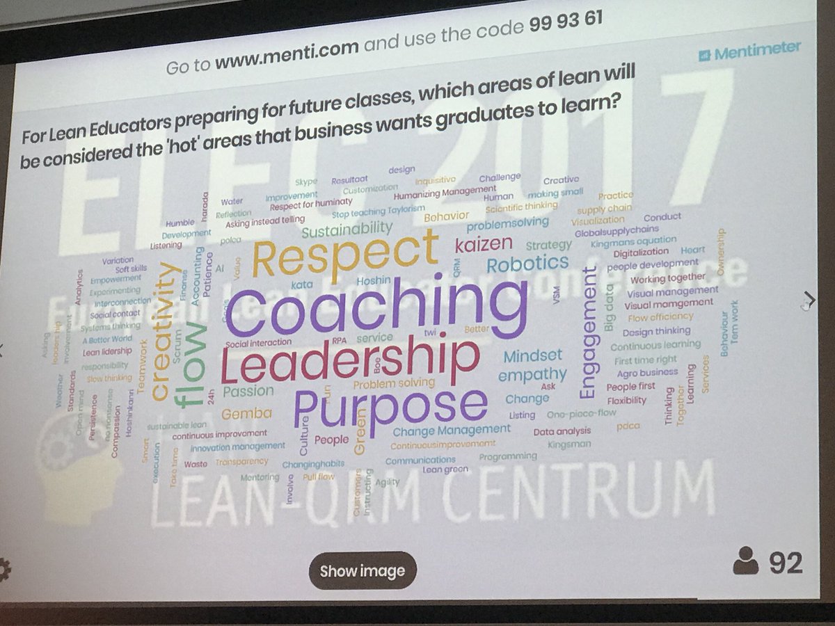 What are the most important topics to develop in new leaders: coaching, respect, leadership, purspose. #ELEC2017 #lean <a href="/helenzak/">Helen Zak</a> <a href="/HANnl/">HAN University of Applied Sciences (HAN)</a>
