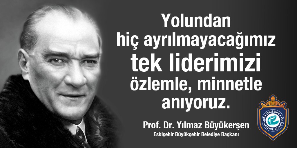 eskisehirbb's tweet photo. Her zaman aklımızda ve kalbimizde! #10Kasım https://t.co/gVbeWg5Ids