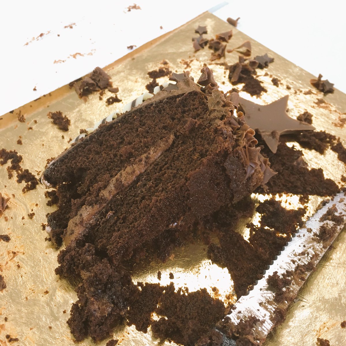 richardkendall's tweet image. Colleague sharing out birthday cake, here I am 'lumbered' with the last slice. I  must have that sort of face, 'you look like you could do with some cake fella?' #willworkforcake👍