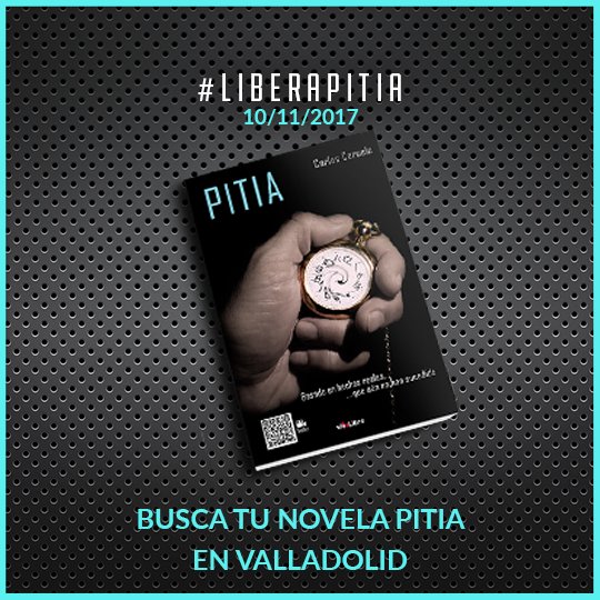 BorealVenture's tweet photo. ¡Cómo mola !!!
#FelizViernes lectores... :)

Un #BookCrossing muy especial mañana en #Valladolid, a cargo de @cceruelo y su primera #novela #científica @Pitia_libro. 
https://t.co/mgcKRo2JGZ https://t.co/QSr4stjT9v