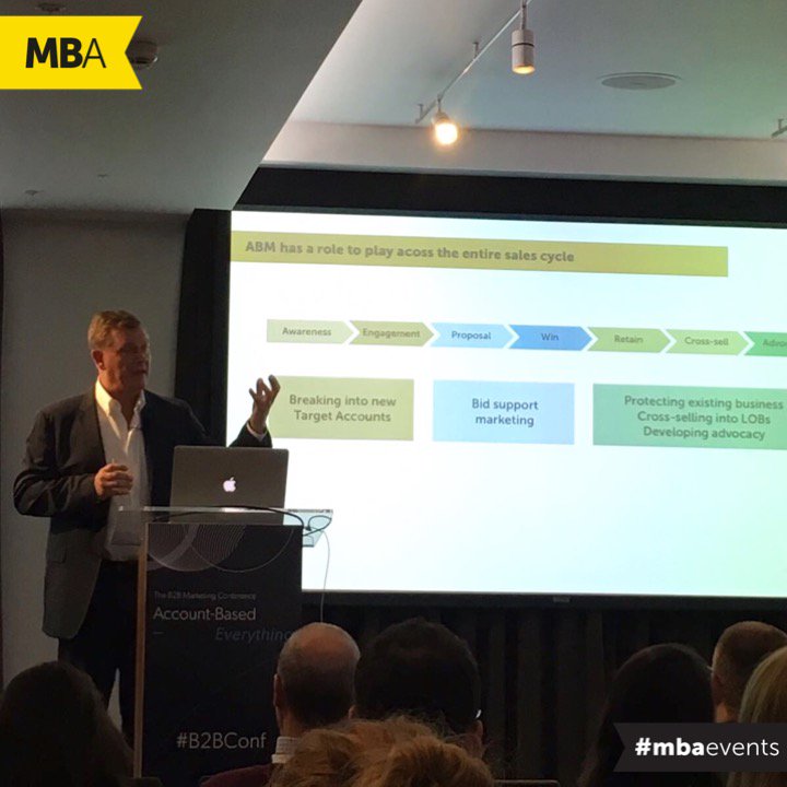 talentformarket's tweet photo. RobertNorum on the stage! #B2BConf #AccountBasedEverything MarketingB2B https://t.co/w1MJoK8XMR