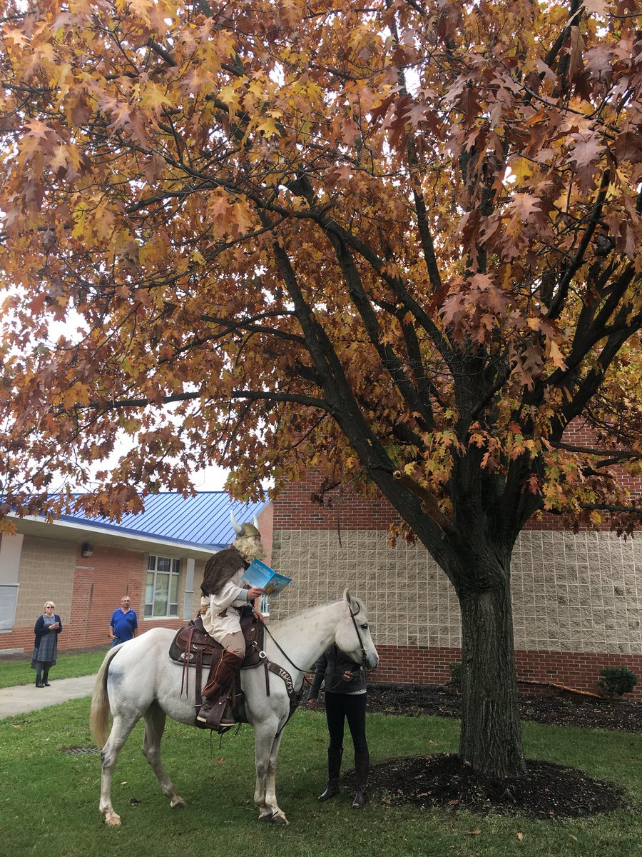 amandaaugust27's tweet photo. Mr. Rizzo is dressed as a Viking today for “Read your heart out” day https://t.co/8Nng5MiGLF