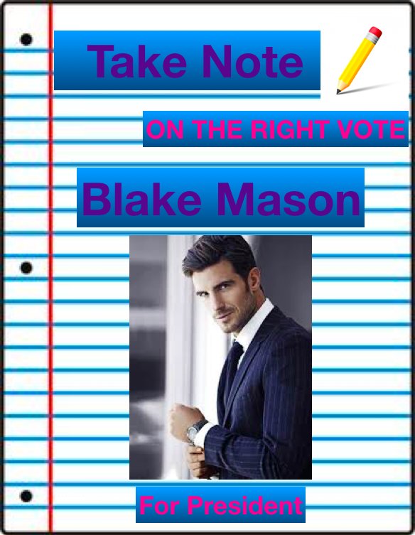 BlakeMason79's tweet photo. Blake for president 2020 #FPOTUS #Guepardo https://t.co/hv8kpj95At