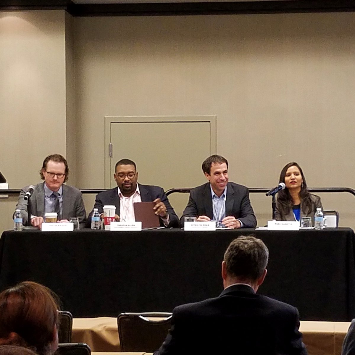 SustCapital's tweet photo. @SustCapital was thrilled to be part of the discussions on #CommunitySolar development in the Mid-Atlantic region at #SolarFocus2017 by @MDVSEIA https://t.co/Nbk6Ah7Fg5