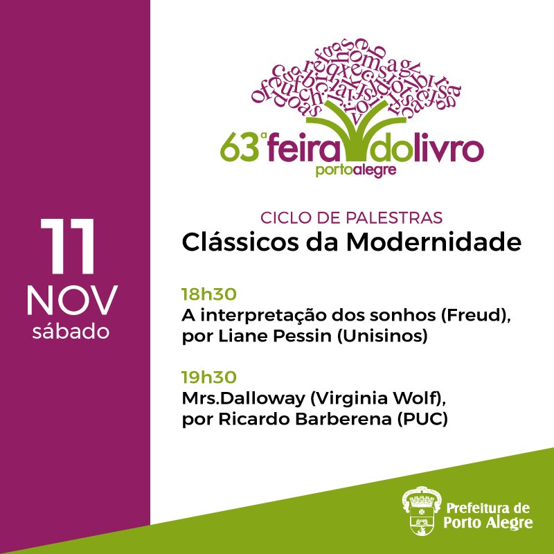 POAdigital's tweet photo. Que tal uma programação cultural neste sábado?
Os encontros estão marcados para o final da tarde, no Centro Cultural CEEE Erico Verissimo (rua dos Andradas, 1223). Tem programação até o dia 19 de novembro. Confira em https://t.co/iMLm3nndOE https://t.co/hg9sv1FXFD