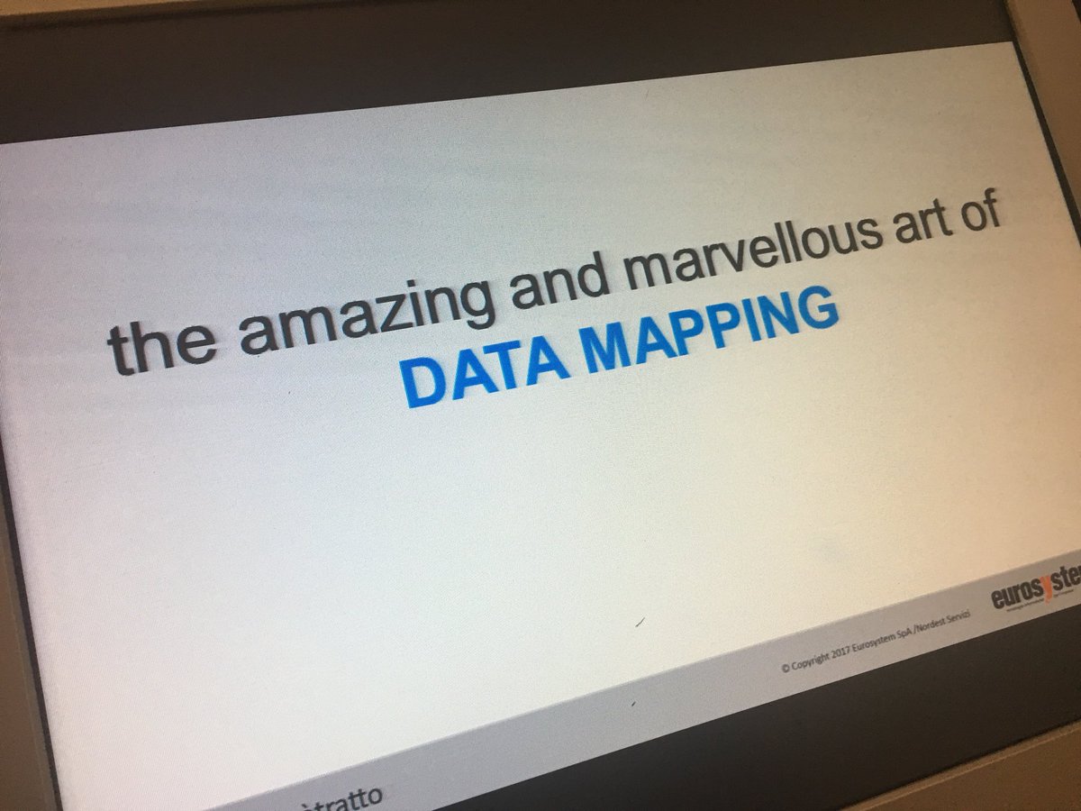 MarcoLorux's tweet photo. @manuelcacitti #ildatoetratto il vero problema con #security è che abbiamo dimenticato La buona pratica di mappare i #dati https://t.co/vVs1lHKkrF