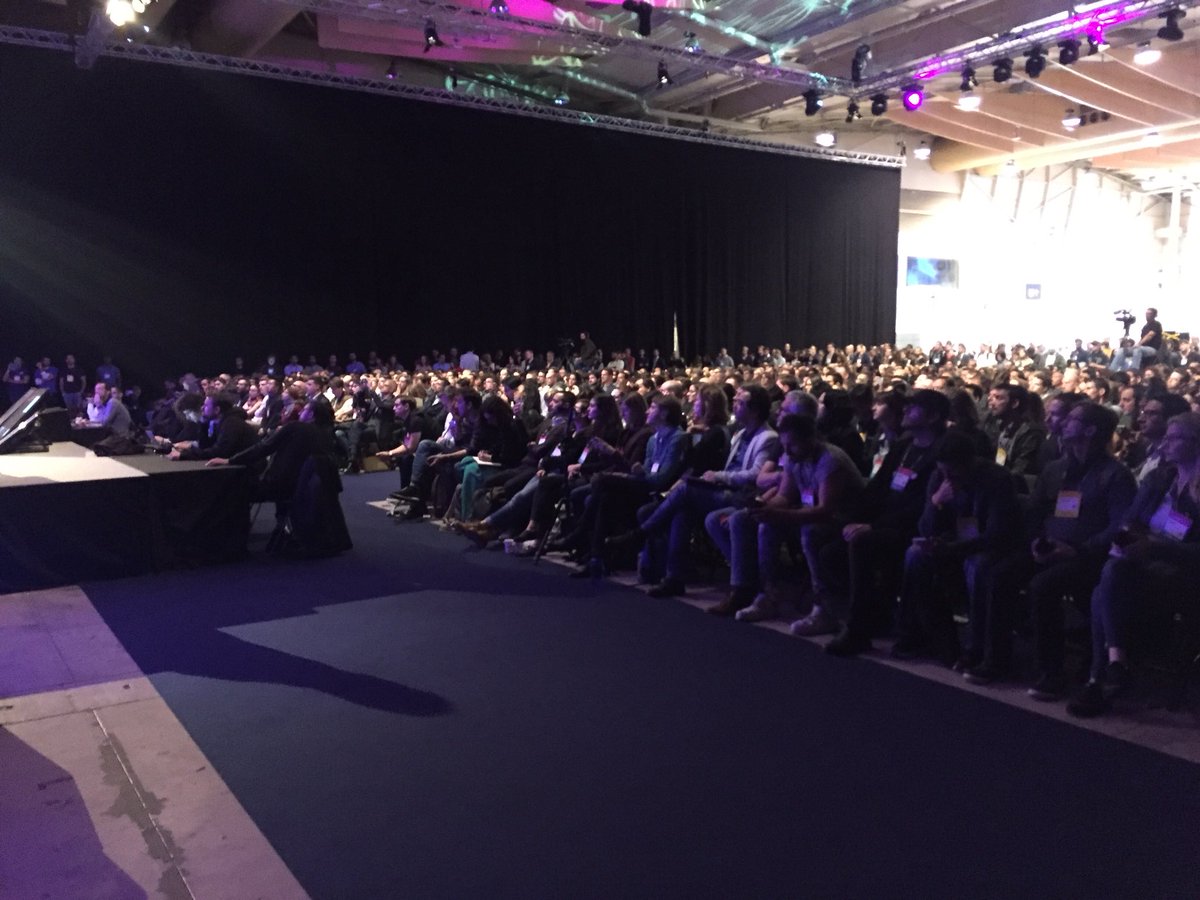 sparky000's tweet image. Not nerve-wracking at all... 😅 #websummit2017