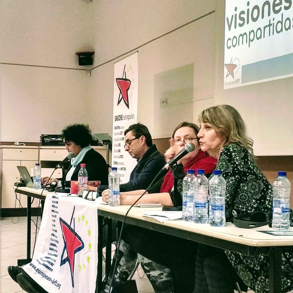 europeanleft's tweet photo. Iole Ilíada from @ptbrasil about the unity of the #Left as counter-offensive to conservative and right-wing forces. #VisionesCompartidas #europeanleft #forodesaopaulo #IU #izquierdaunida https://t.co/LTCMJOGqqM